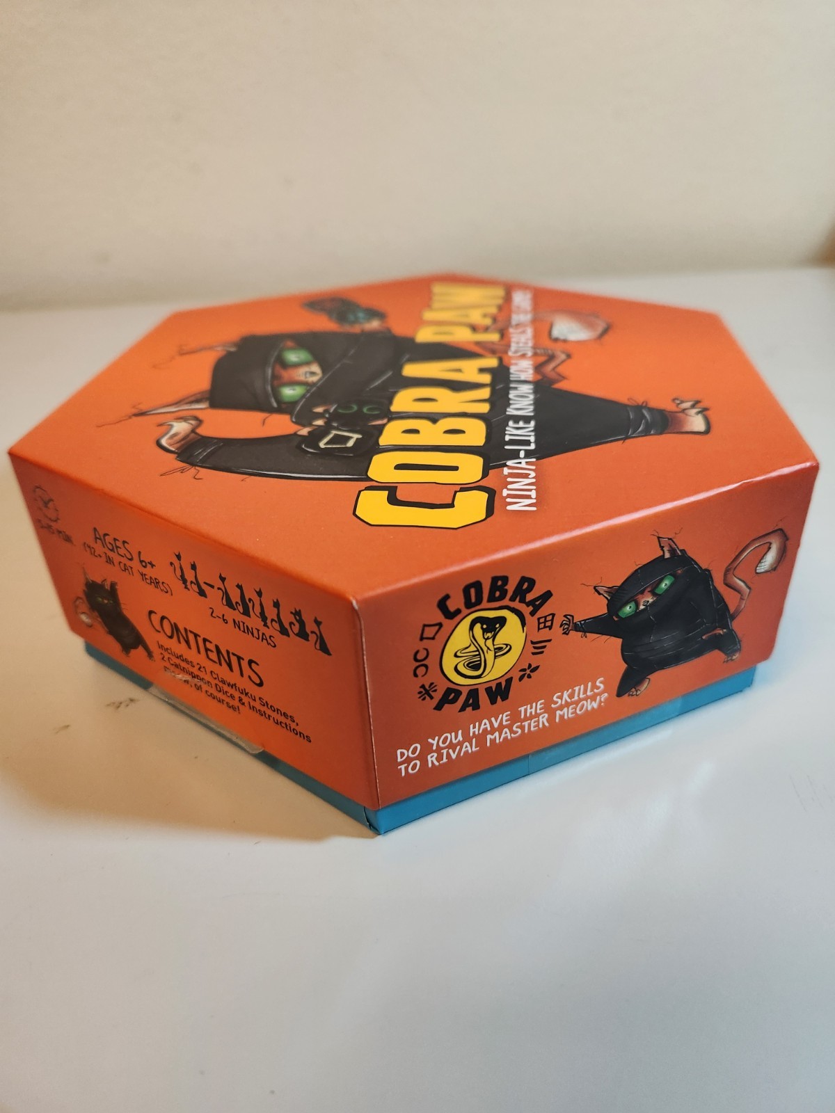 Cobra Paw Ninja Tile Game Bananagrams Master Meow Clawfuku Cat Ninja COMPLETE