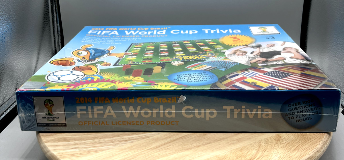 FIFA World Cup Trivia – 2014 Board Game, Over 1000 Questions, Sealed/ New In Box