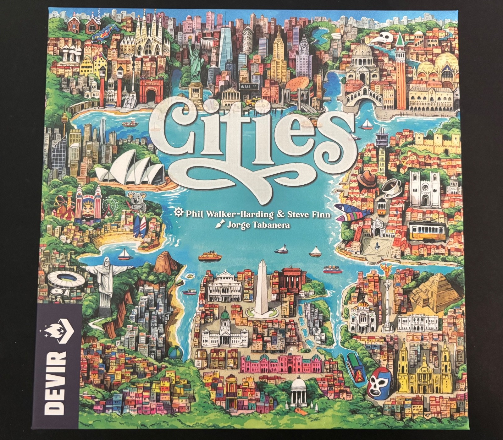 Cities Board Game Devir – City Building Strategy 2-4 Players 10+ – 100% complete