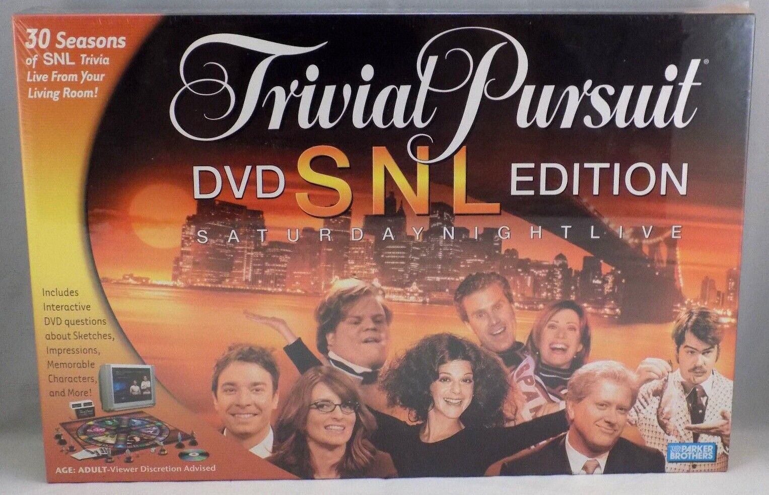 TRIVIAL PURSUIT SNL EDITION DVD TRIVIA BOARD GAME SATURDAY NIGHT LIVE NEW B01