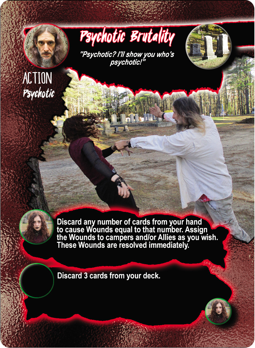 PSYCHOPATH Killer Card Game: 5th CAMPER EXPANSION Sealed NEW!!