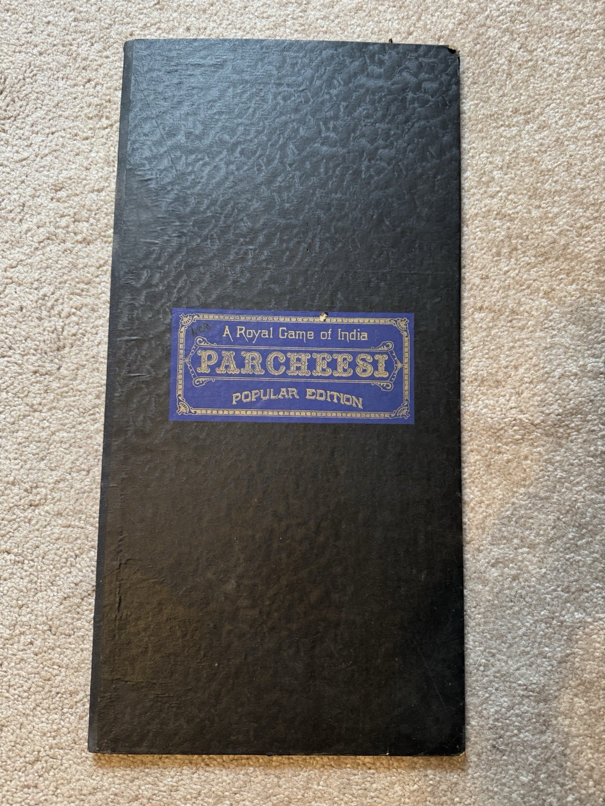 Vintage 1938 Parcheesi -A Royal Game Of India Popular Edition-1st Trademark 1874