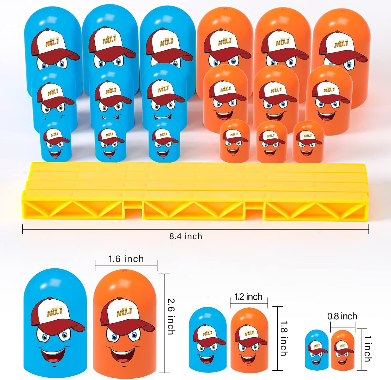Upgraded Tic Tac Toe Strategy Board Game for Kids and Family,Head-To-Head Famil