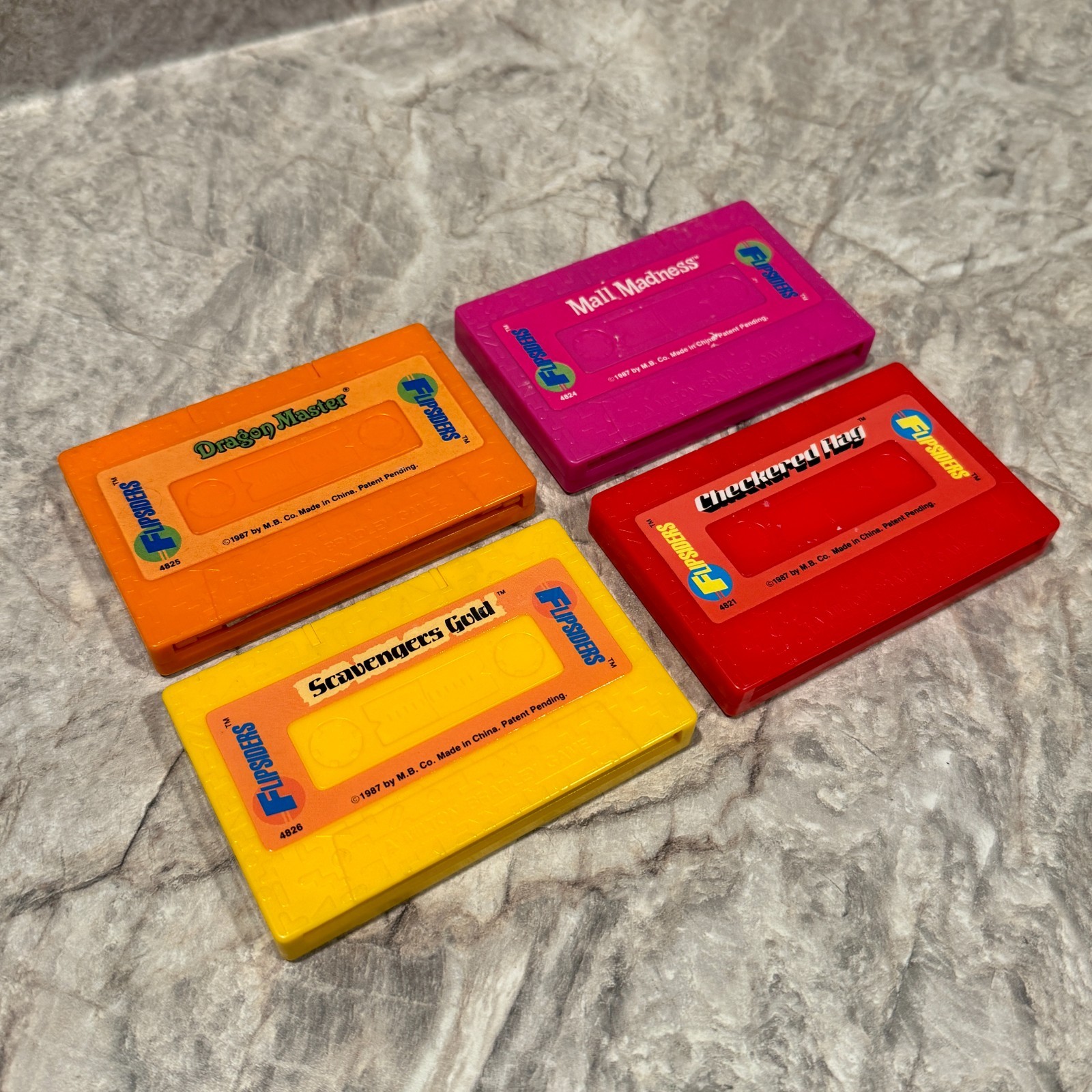 FLIPSIDERS Milton Bradley Game Lot of 4 – Mall Madness, Dragon Master, + 2 more