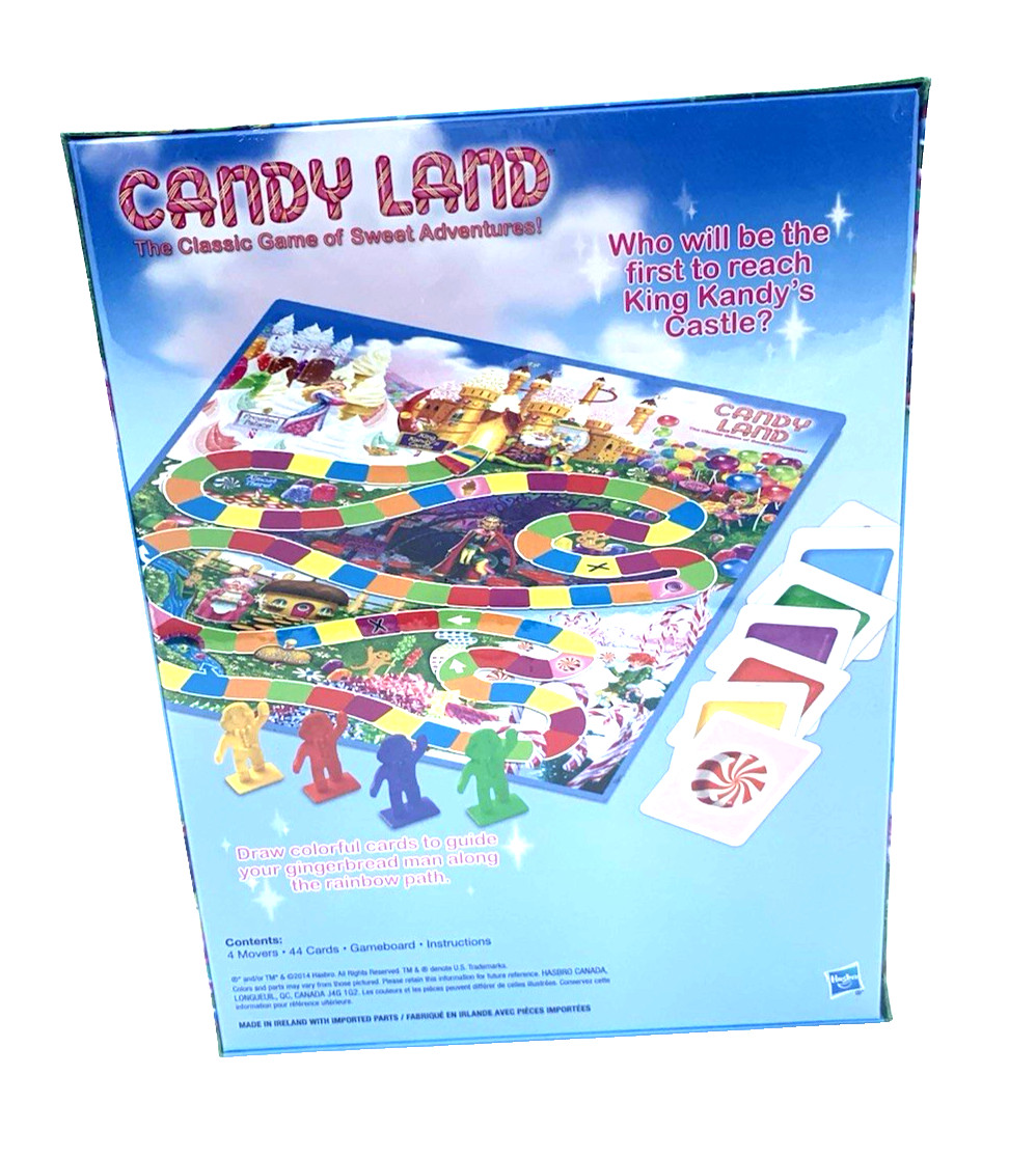 Hasbro Candy Land “The Classic Game Of Sweet Adventures” Ages 3+ 2014 New In Box