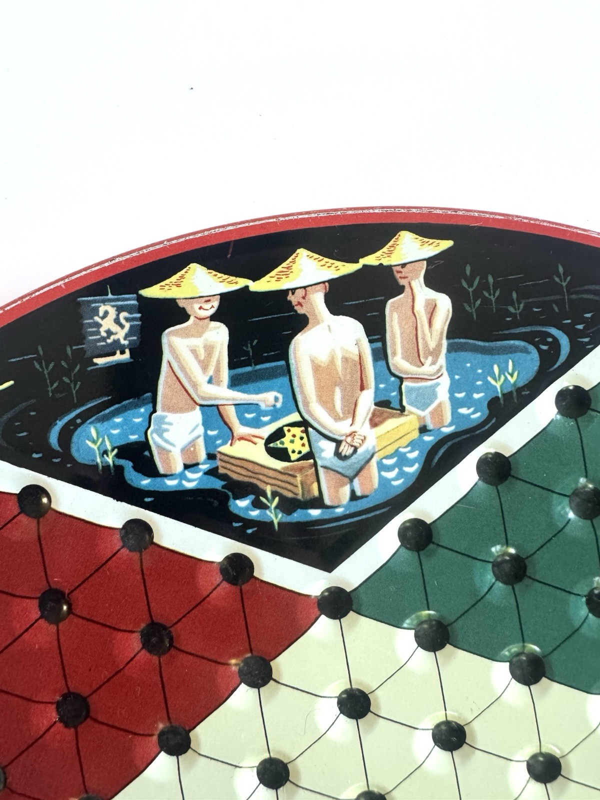 Vtg Chinese Checkers Game Pixie All Metal Game Board Steven Mfg Co RARE!