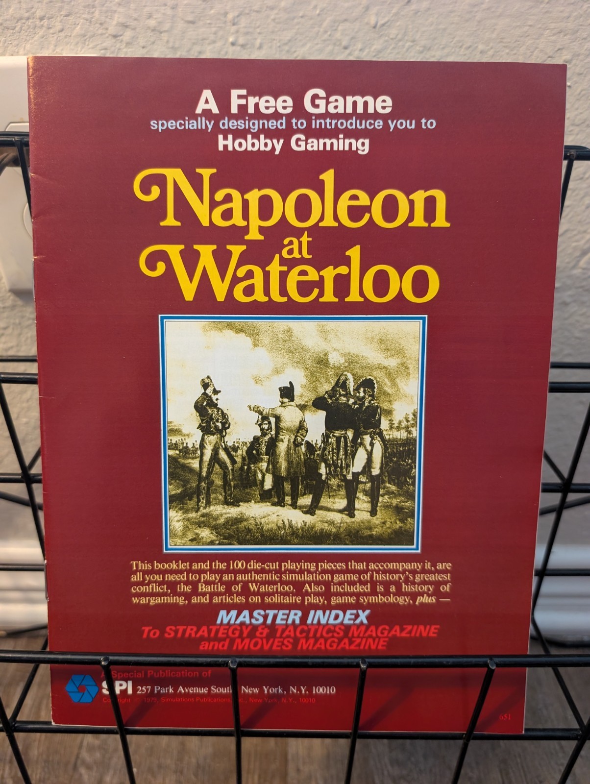 Simulations Productions Napoleon At Waterloo Game Set