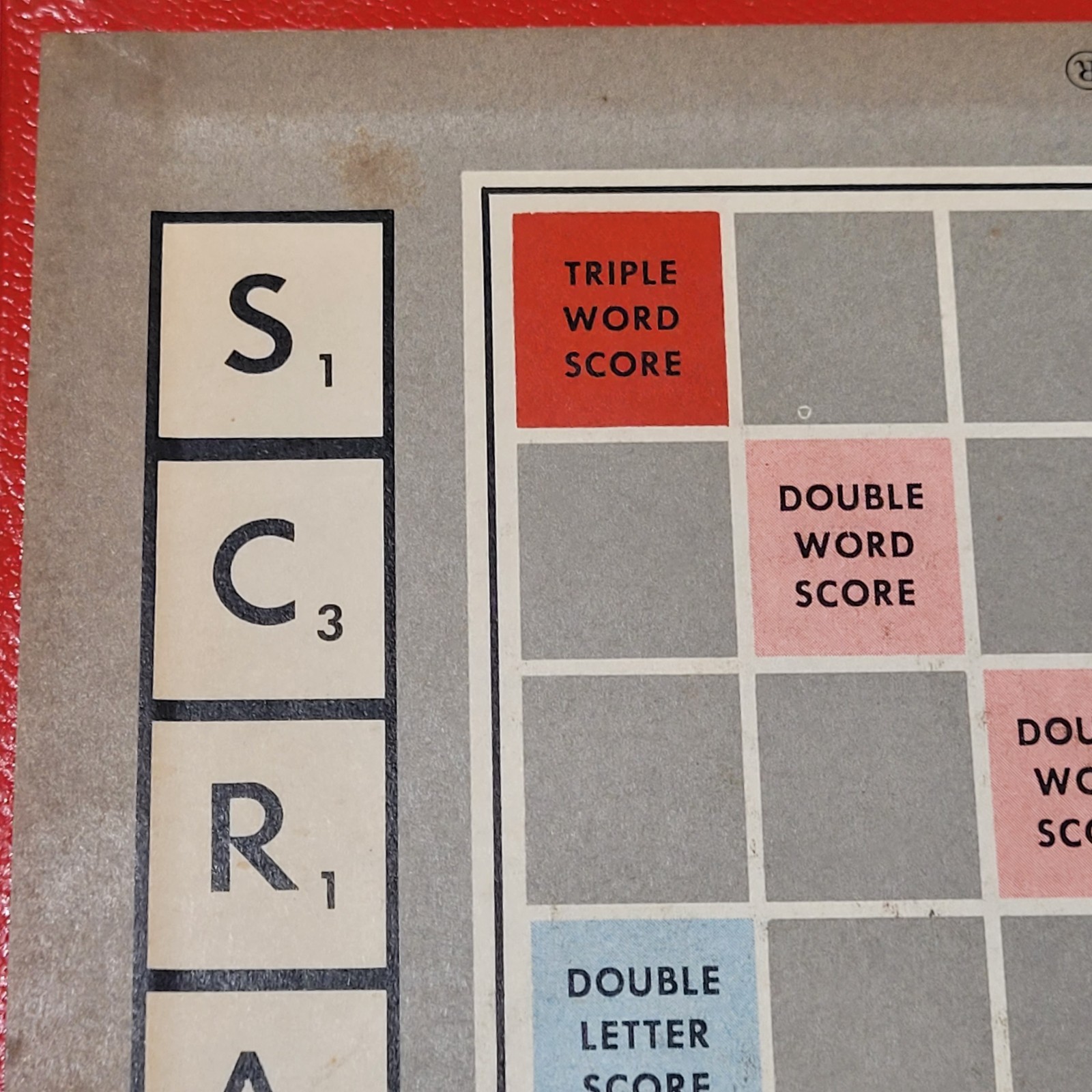 First Deluxe Scrabble 1953. Originally Produced for Macys By James Brunot RARE!!