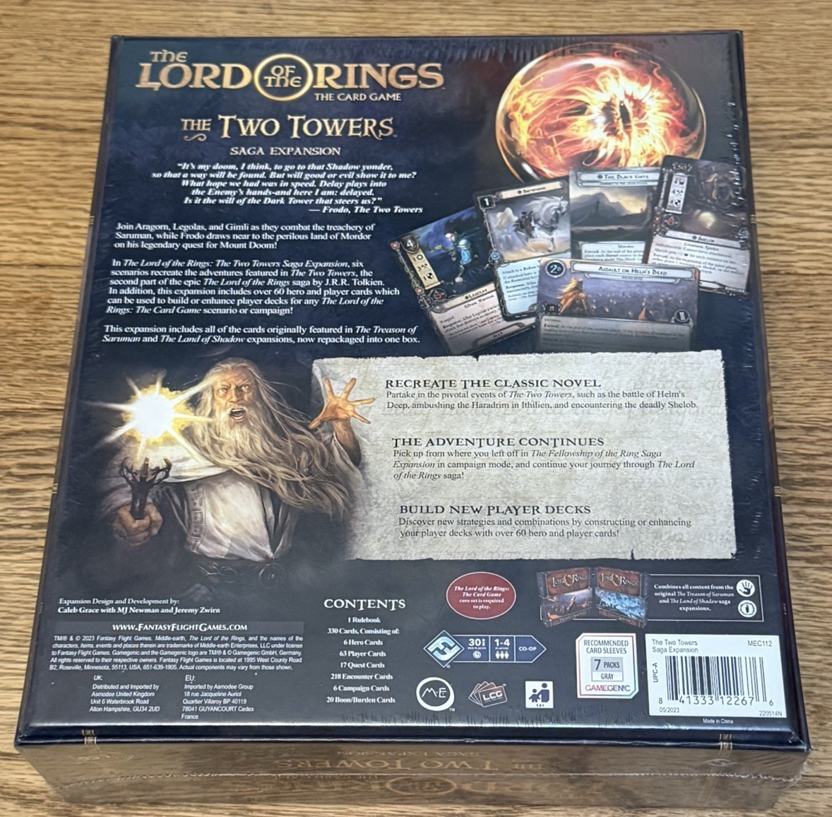 LOTR LCG The Two Towers Saga Expansion Lord of the Rings New Sealed