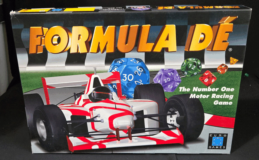 Euro Games Formula DE Motor Car Racing Strategy Board Game Complete