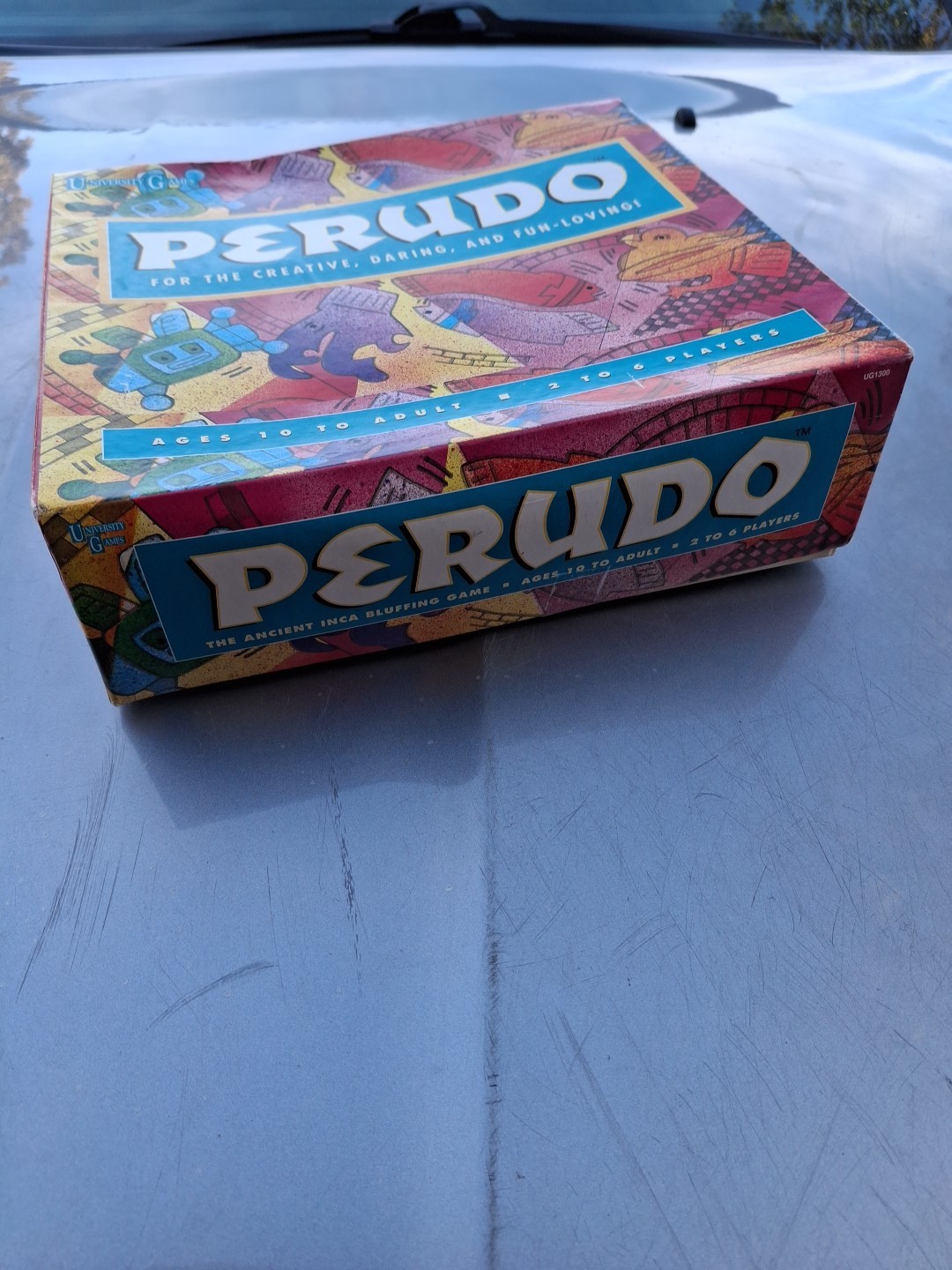 Perudo Liar’s Dice Ancient Inca Bluffing Game 1994 University Games COMPLETE