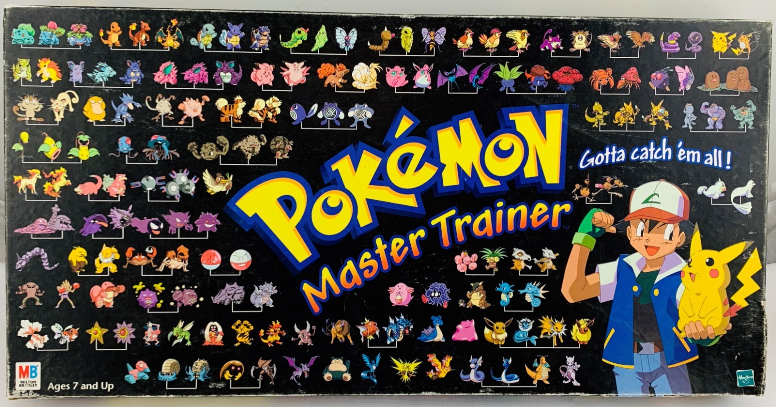 1999 Pokemon Master Trainer Game by Milton Bradley Complete in Great Condition