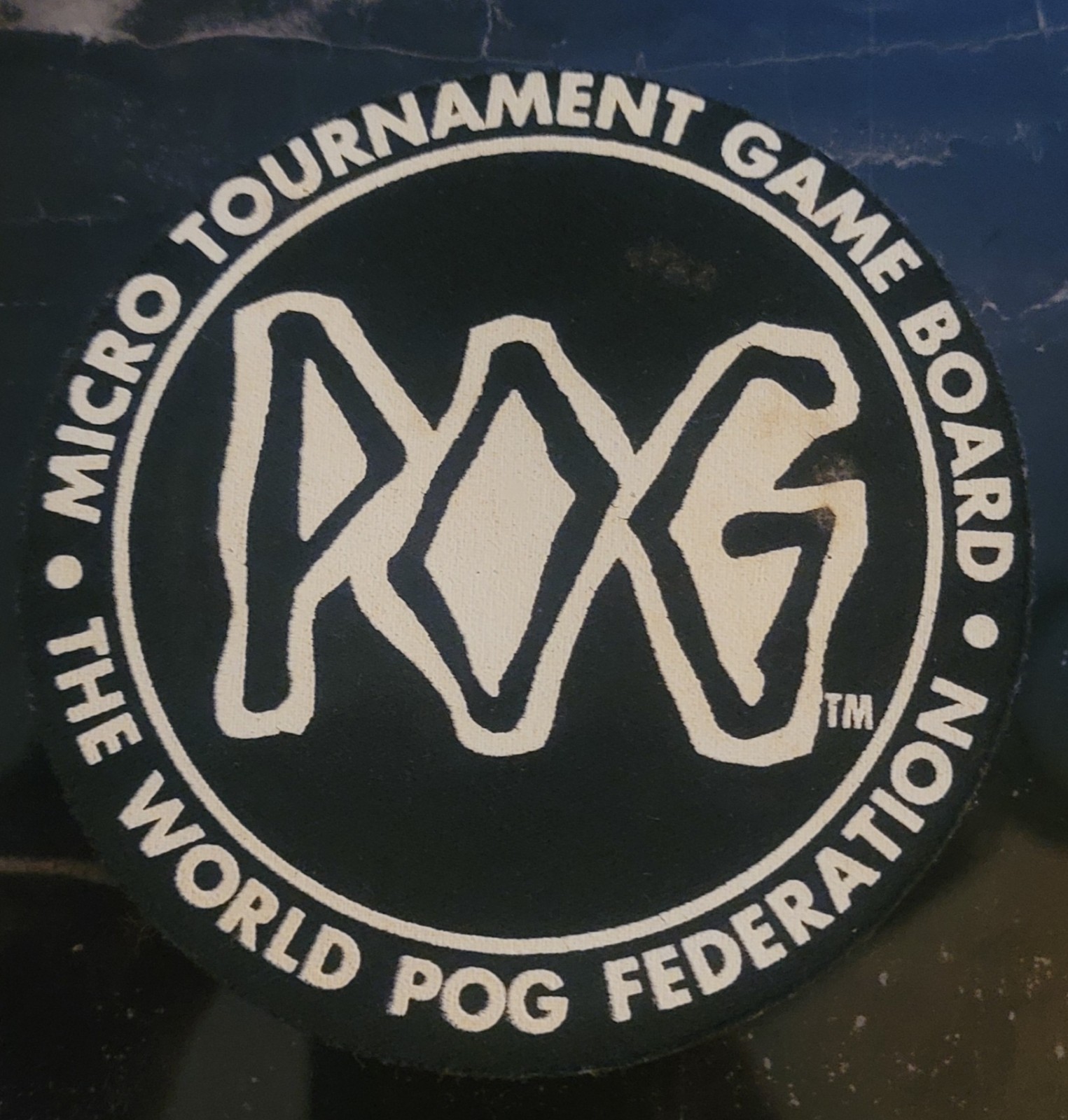 1990 World POG Federation Micro Tournament Case Board Pocket Book WPF Vintage