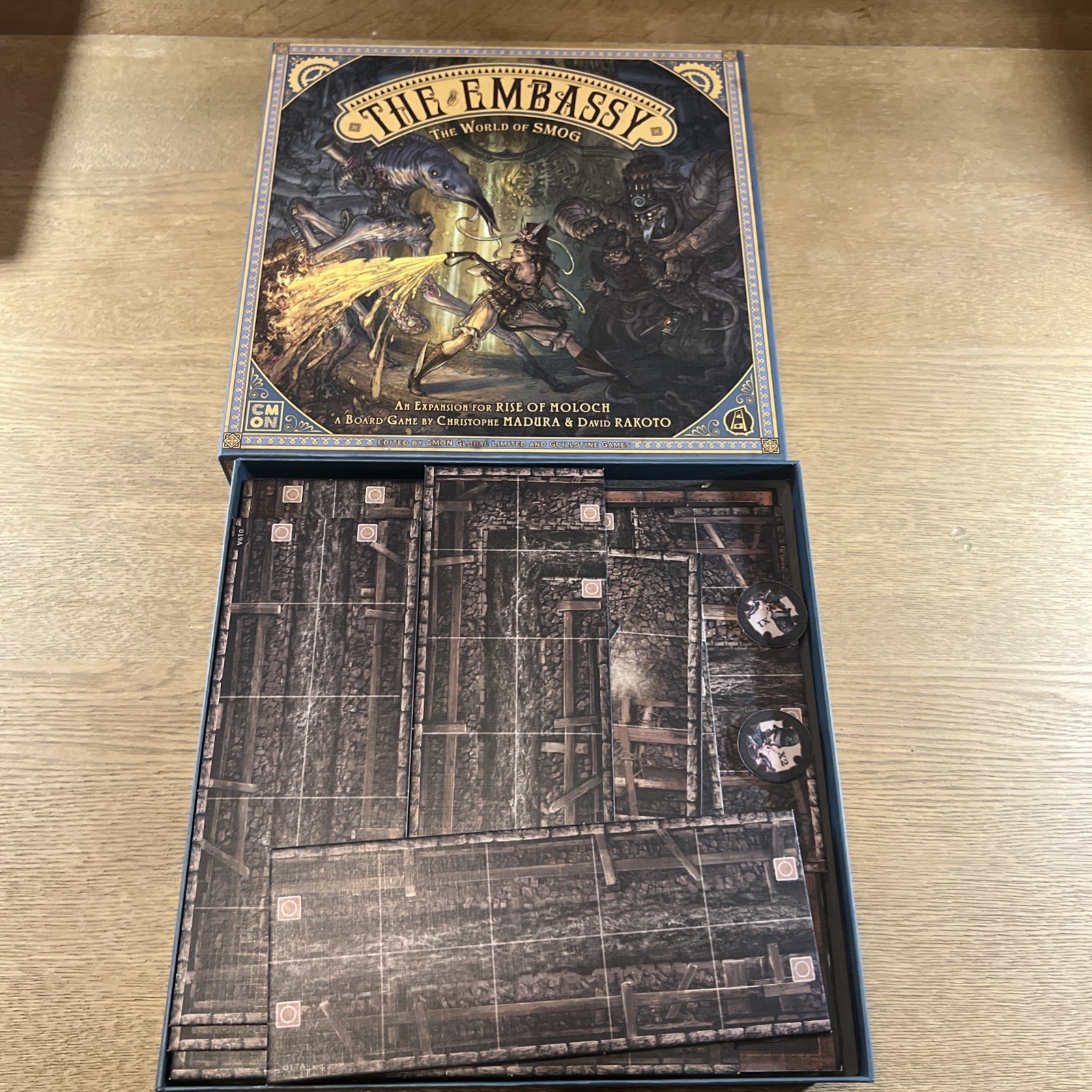 CMON The World of SMOG: Rise of Moloch – Huge KS Lot; great condition, extras