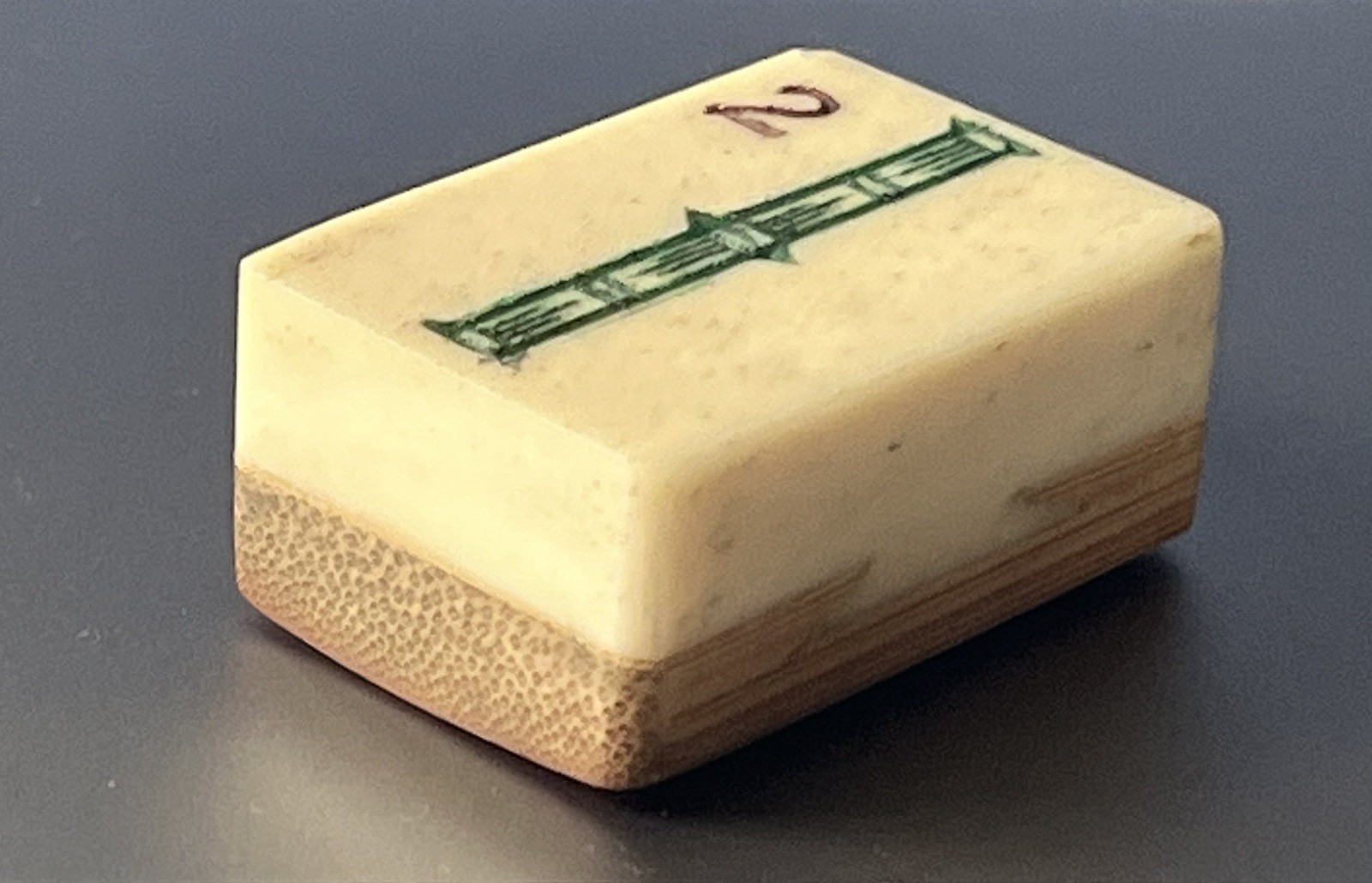 1 Quality Vtg 1920s Mahjong Bone/Bamboo Replacement Tiles 2 BAM thick bone
