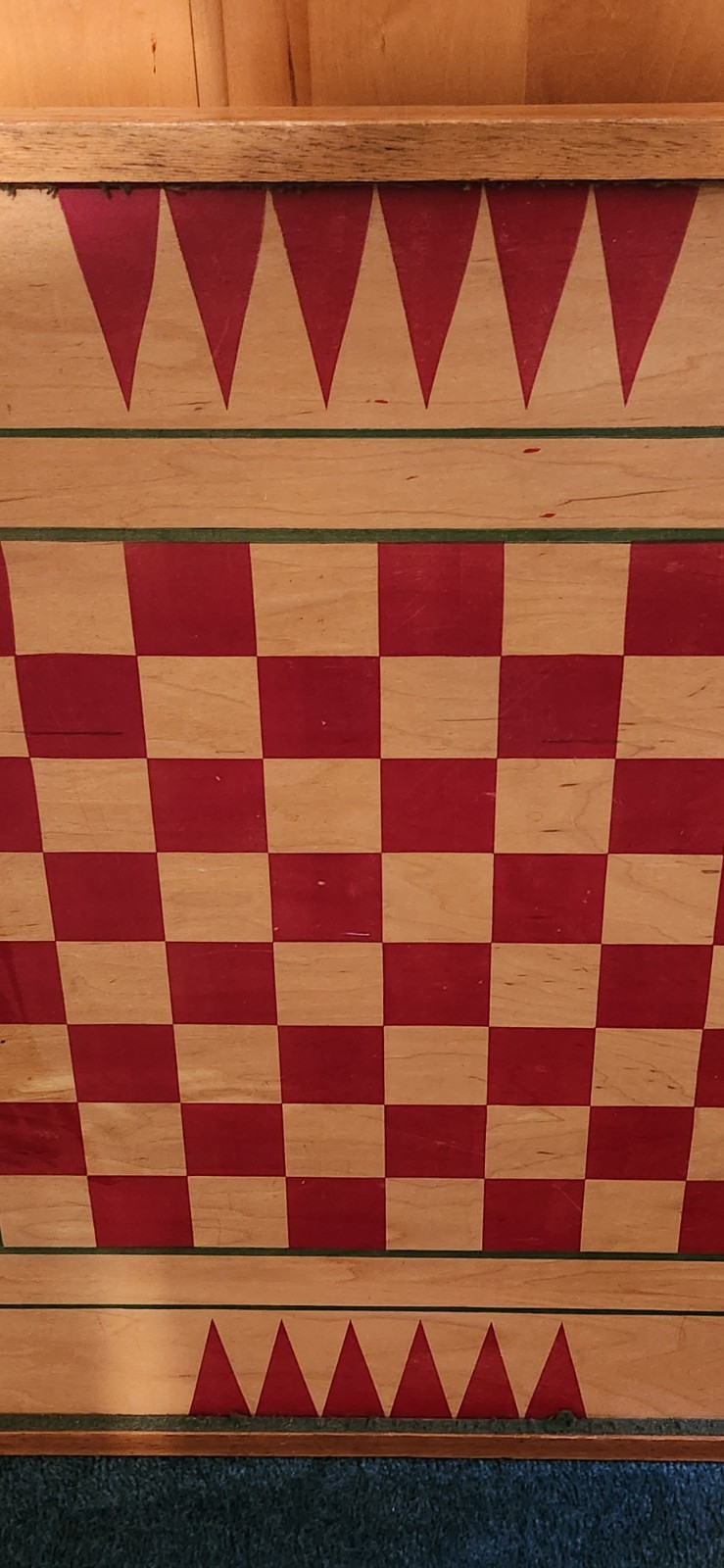 Vintage CARROM GAME BOARD Model 85 wall art