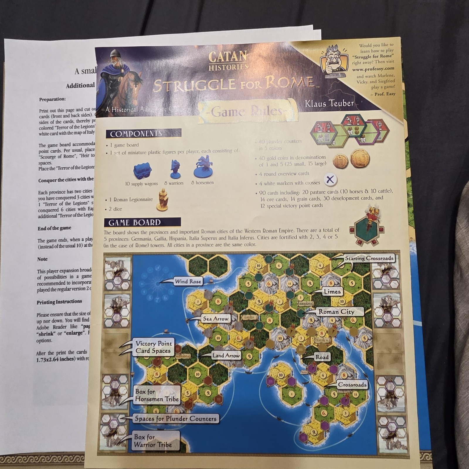 Mayfair Games Catan Histories Struggle for Rome Board Game 3-4 Players Ages 10+