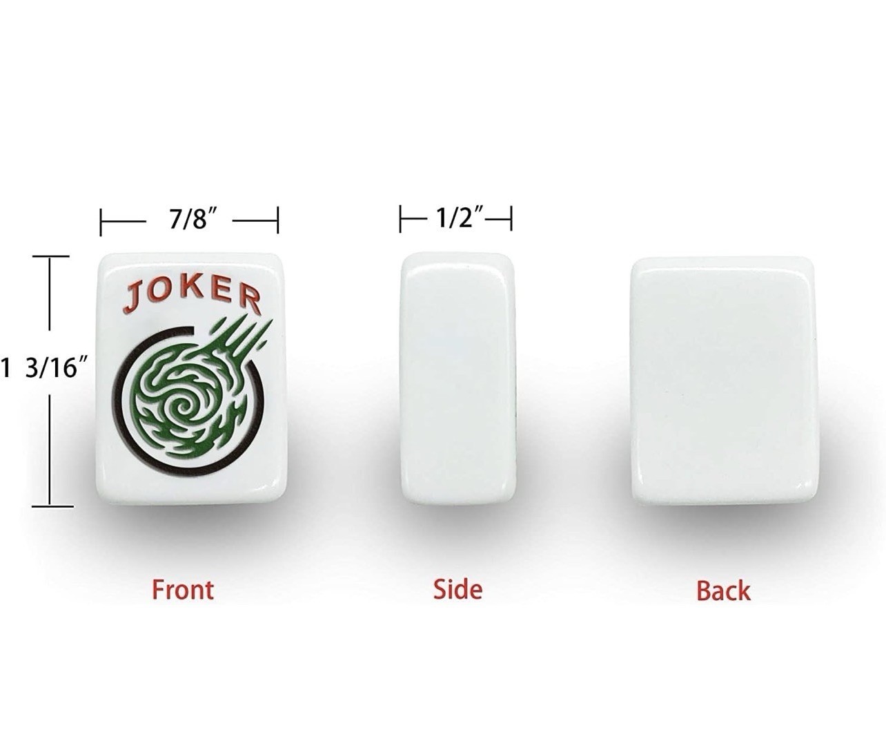 American Mahjong Set 166 Tiles Multicolor Racks Black Carry Case Complete Game