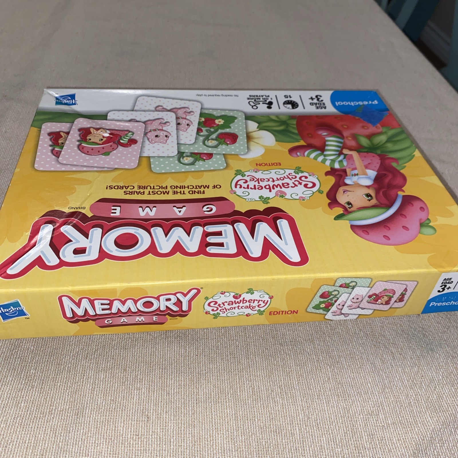 Strawberry Shortcake Edition Memory Match Game Hasbro Learning Kids