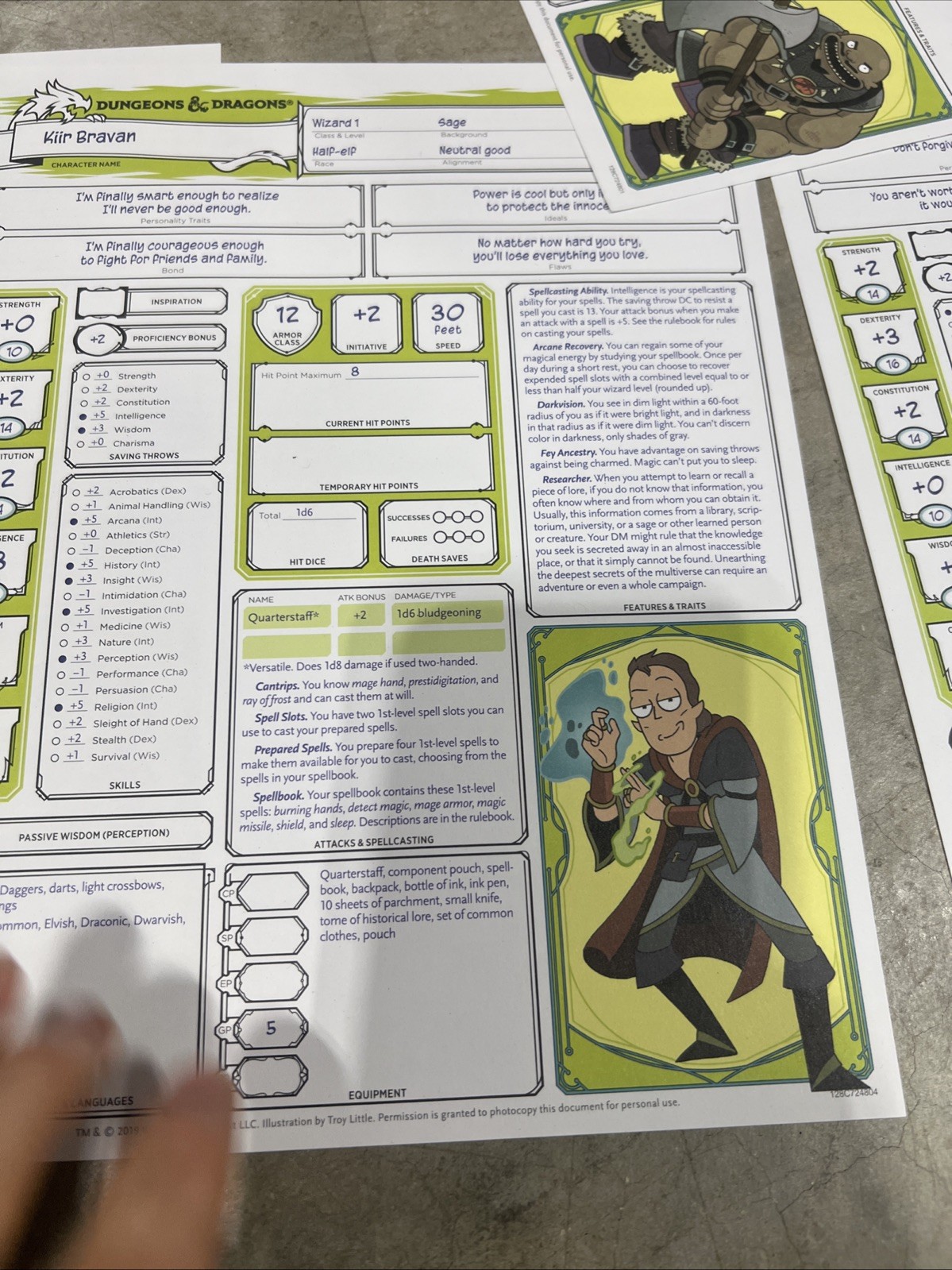 Dungeons And Dragons VS Rick And Morty D&D Tabletop Role Playing Game -COMPLETE!