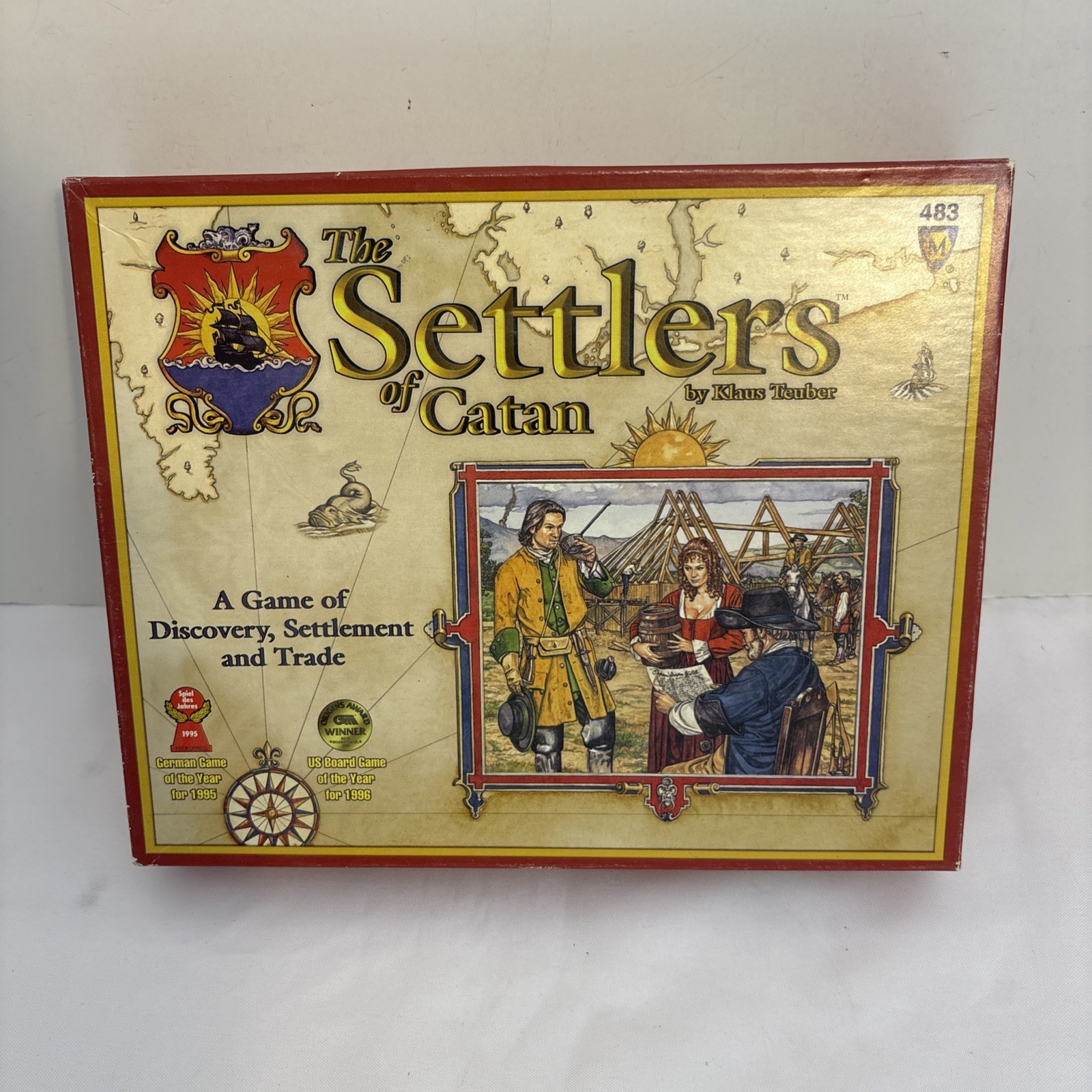 The Settlers of Catan by Klaus Teuber 1997 Mayfair Games #483 COMPLETE Vintage