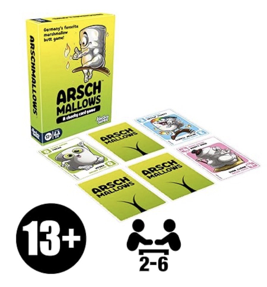 Hasbro Gaming Arschmallows Card Game Strategy Party 2 to 6 Players | Ages 13+