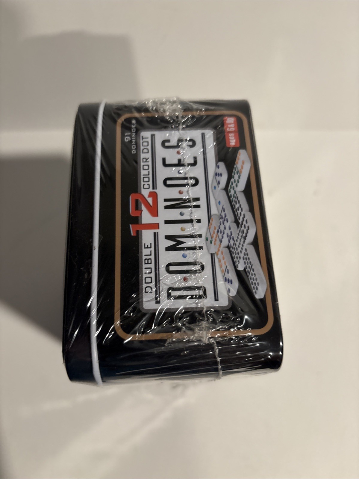 DOMINOES DOUBLE TWELVE 91 COLOR DOT DOMINOES – New Sealed