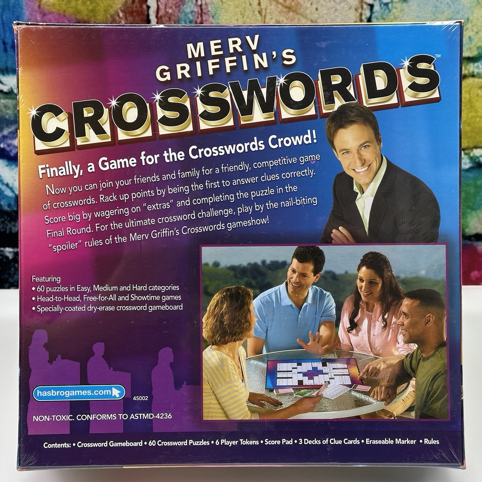 Merv Griffin’s CROSSWORDS Social Wordplay Board Game Adult Ages 12+ Sealed NEW!
