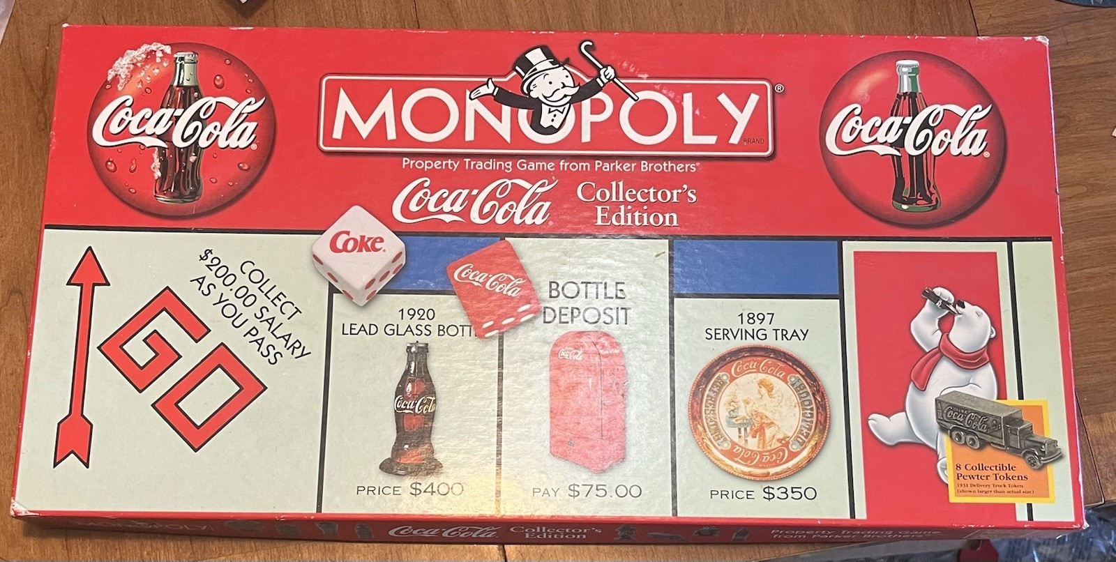 Monopoly – Coca-Cola Collector’s Edition – Board Game – 1999