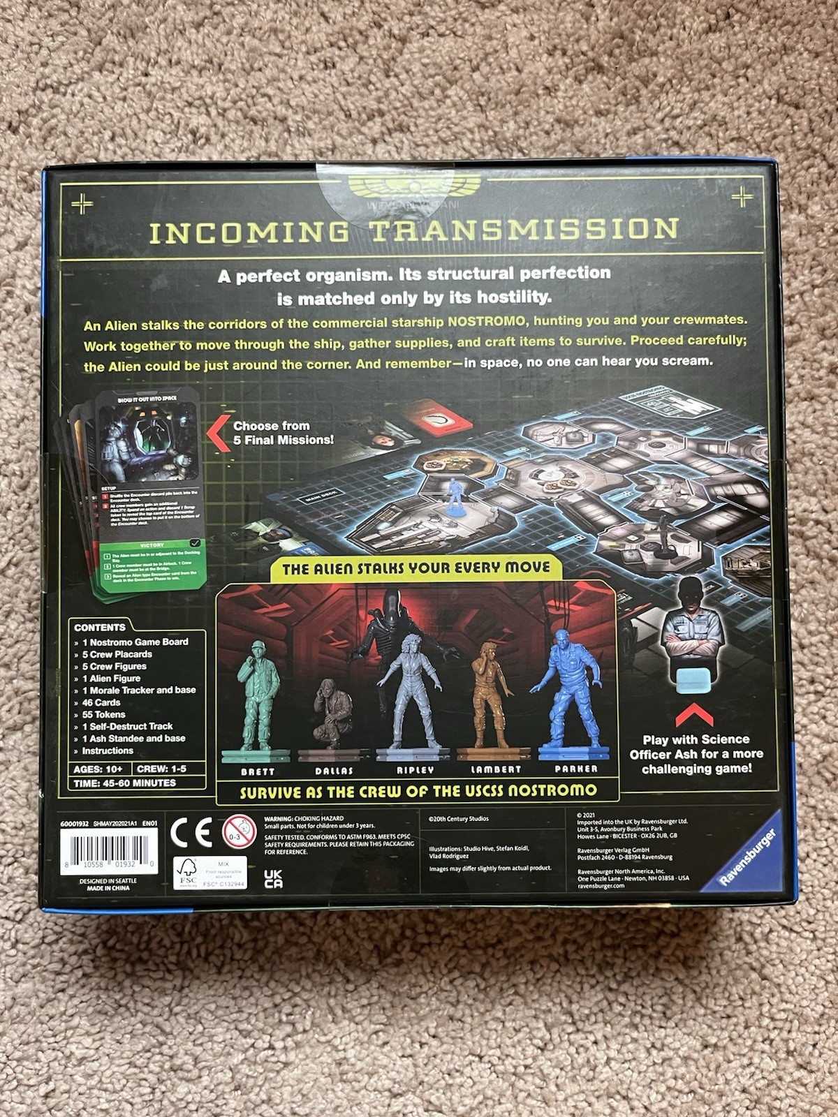 Alien: Fate of The Nostromo Board Game Ravensburger NEW / SEALED
