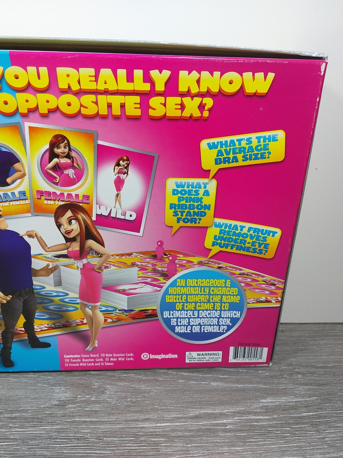 Battle Of The Sexes The Battle Continues Board Game Male vs Female fun Ages 12+