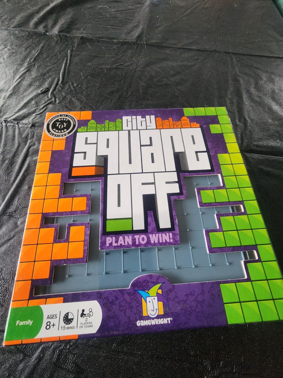 City Square Off Board Game Plan To Win 2011 Gamewright Complete!