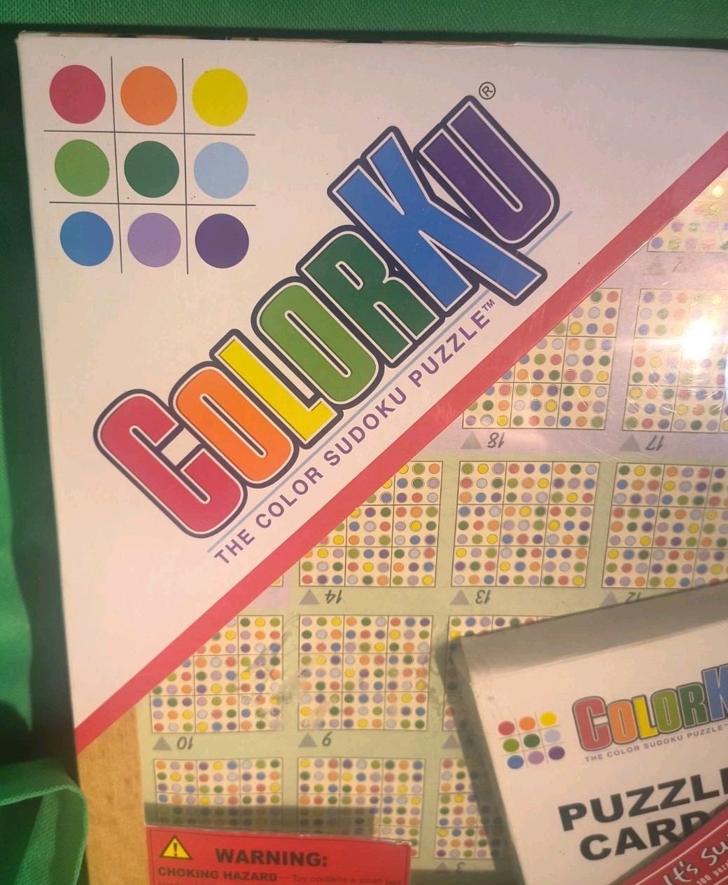 ColorKu Game The Color Sudoku Puzzle COMPLETE Solid Wood w/ Pieces SHIPS FREE