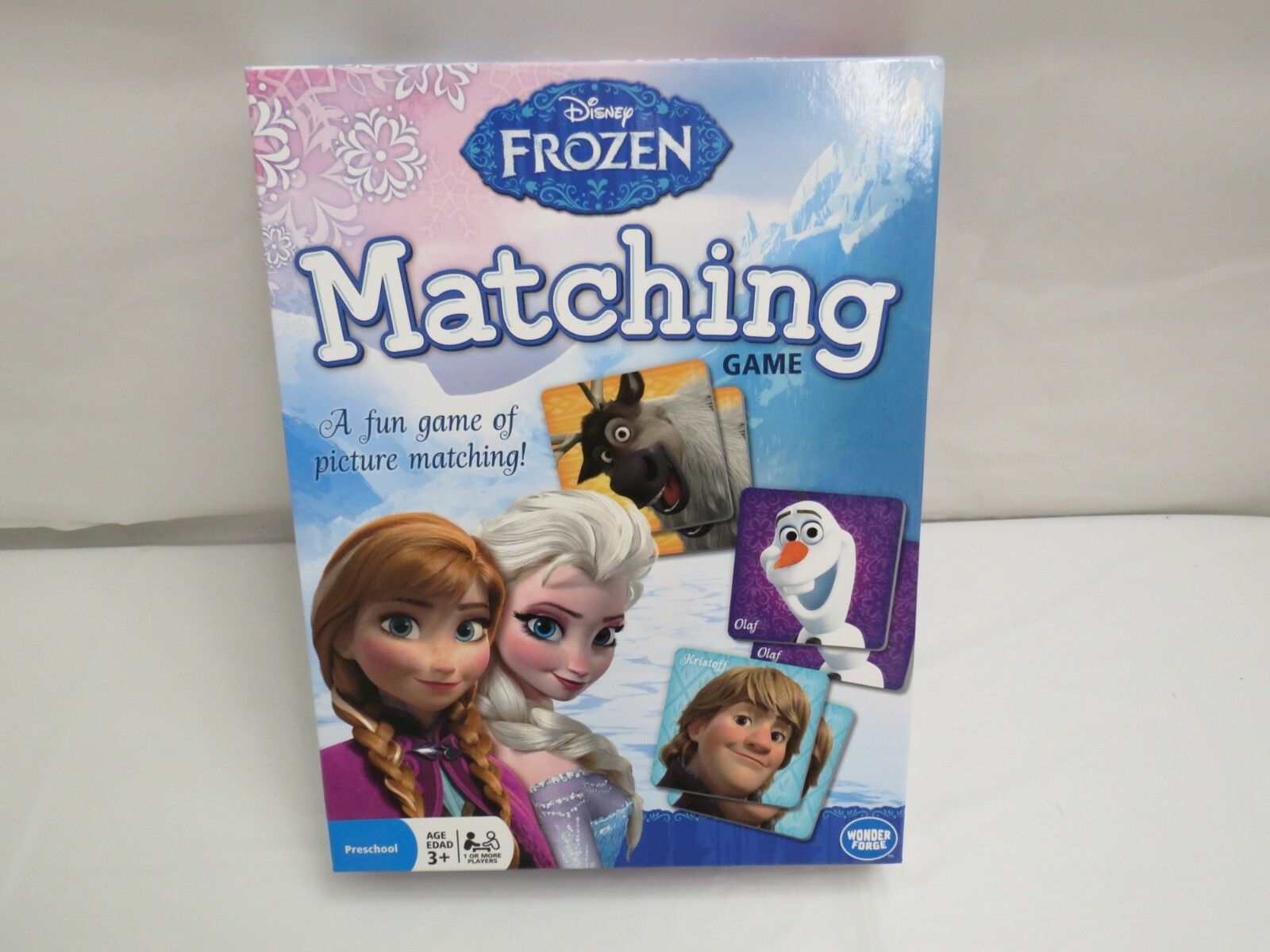 Clearance Disney Frozen matching memory game preschool match your characters