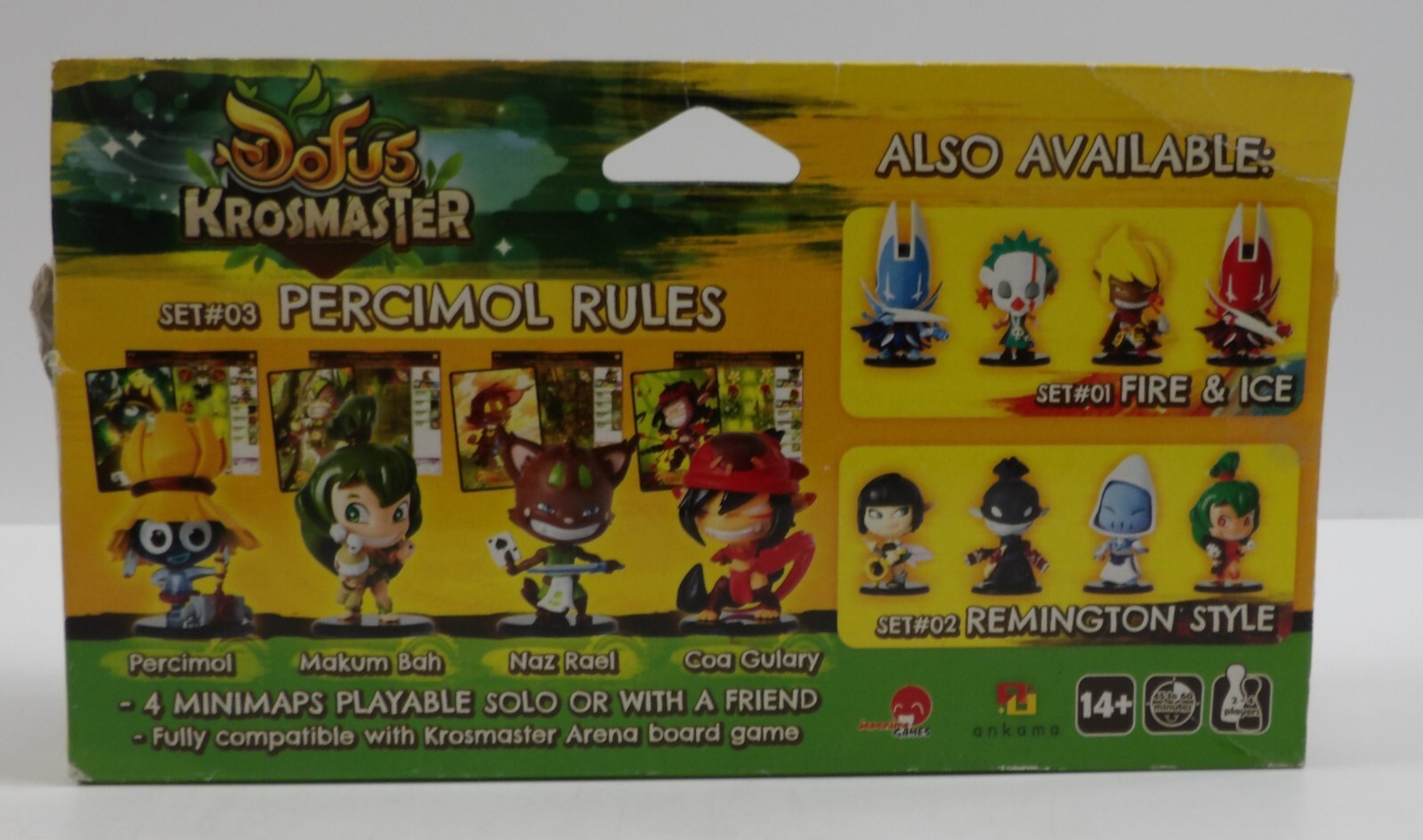 Dofus Krosmaster Set #03 Percimol Rules COMPLETE IN BOX 4x miniatures