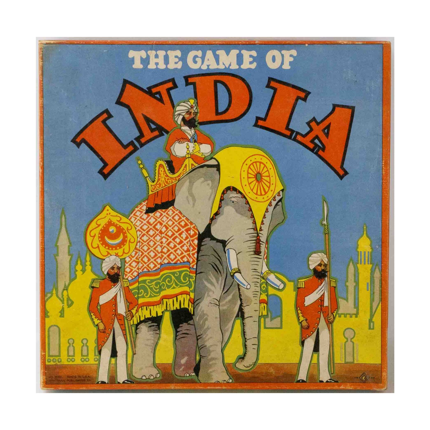 Whitman Boardgame Game of India Box VG