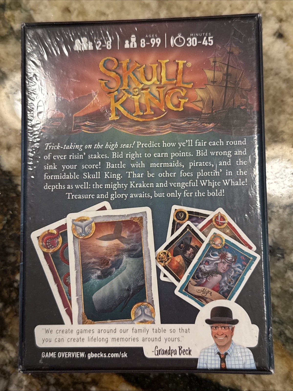 Skull King Card Game Grandpa Beck’s Games New Factory Sealed