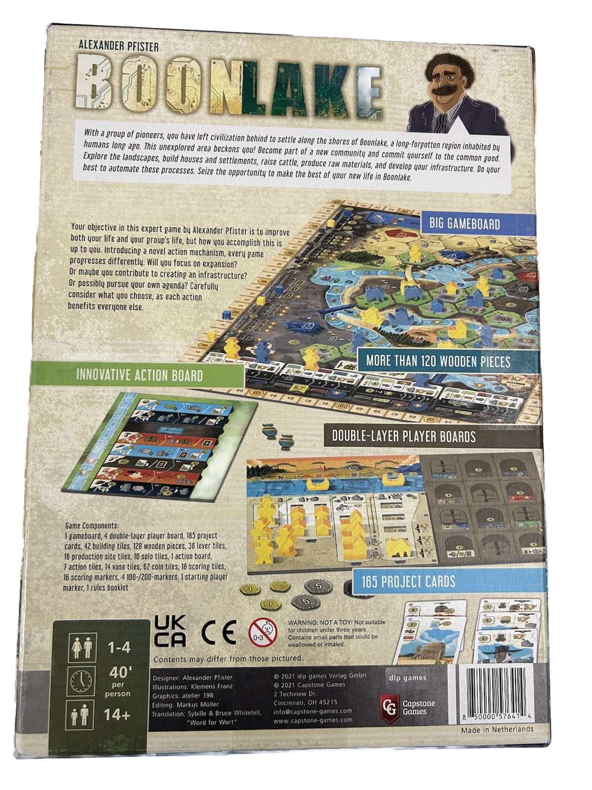 Boonlake board game NEW sealed box Boon Lake Exploration Strategy 1 to 4 players