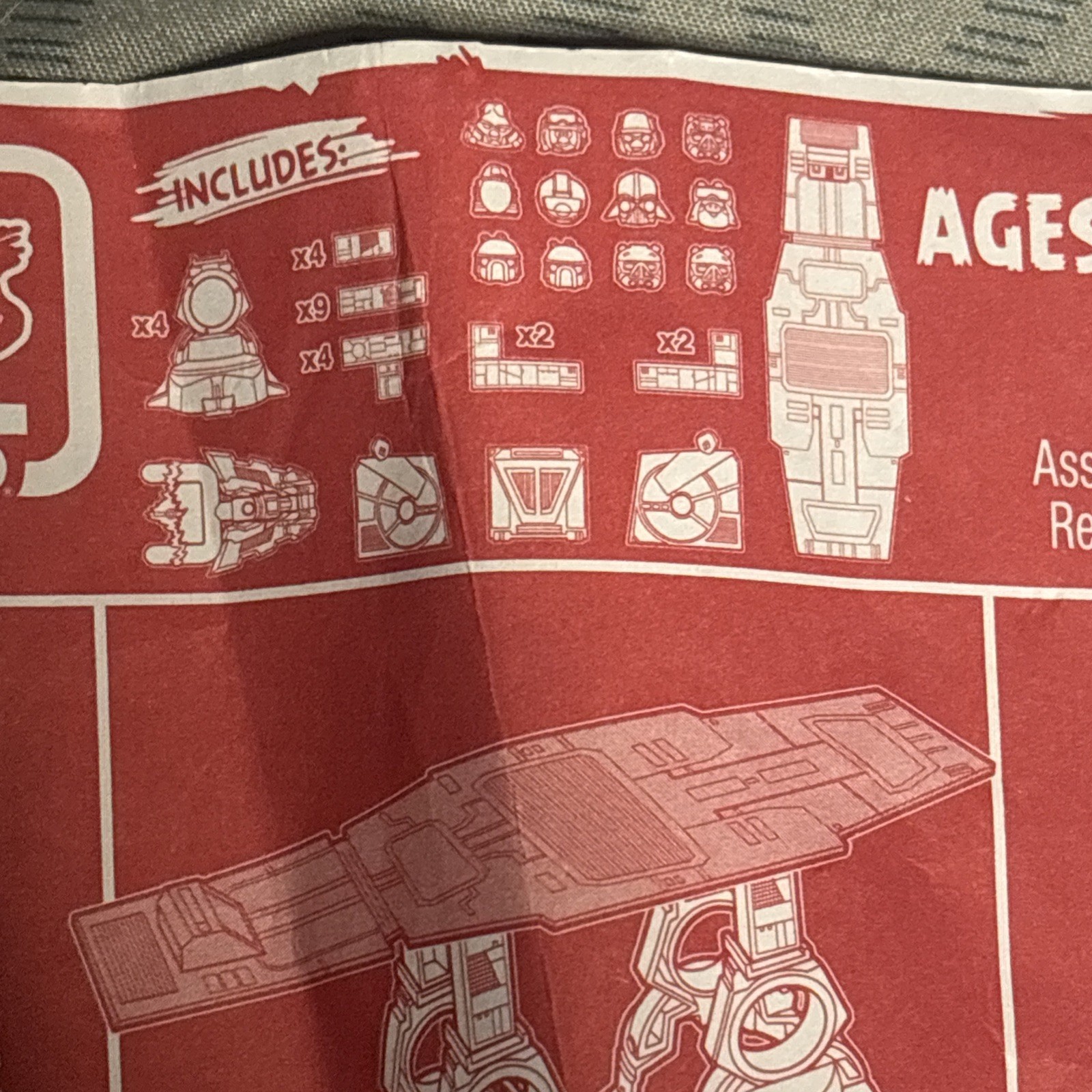 ANGRY BIRDS STAR WARS AT-AT ATTACK BATTLE GAME COMPLETE SET 2012