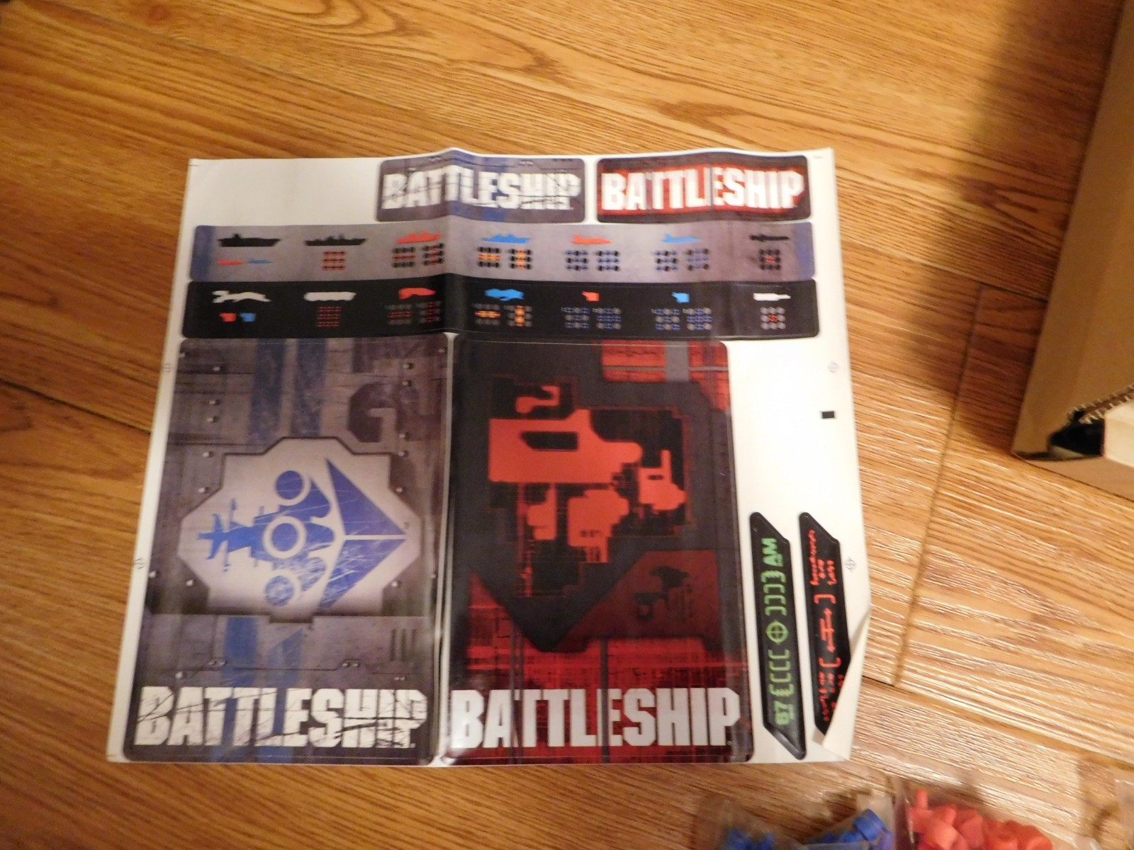 Deluxe Battleship Movie Edition 100% COMPLETE Hasboro 2012 Electronic C-290B
