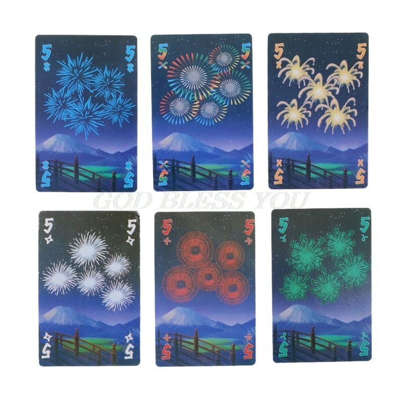 Board Game HANABI 2-5 Players Cards Games Party Family Parents Kids Cards Game