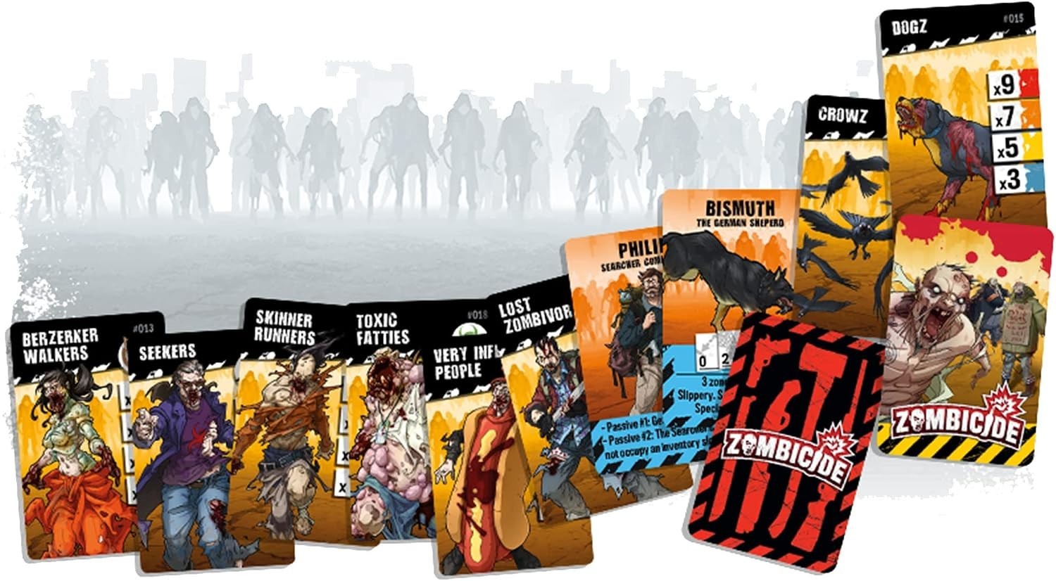 Zombicide 2nd Edition Zombie Soldiers ZOMBIE SET – Shooter Walkers Expansion!…