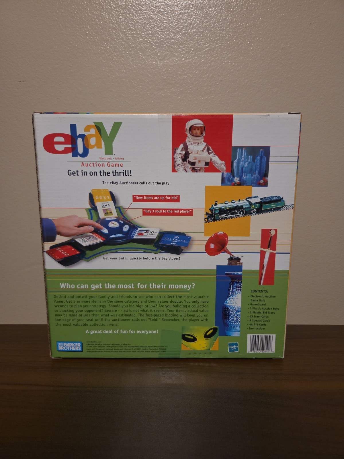 Vintage Parker Brothers Ebay Auction Board Game 2001 Brand New Sealed
