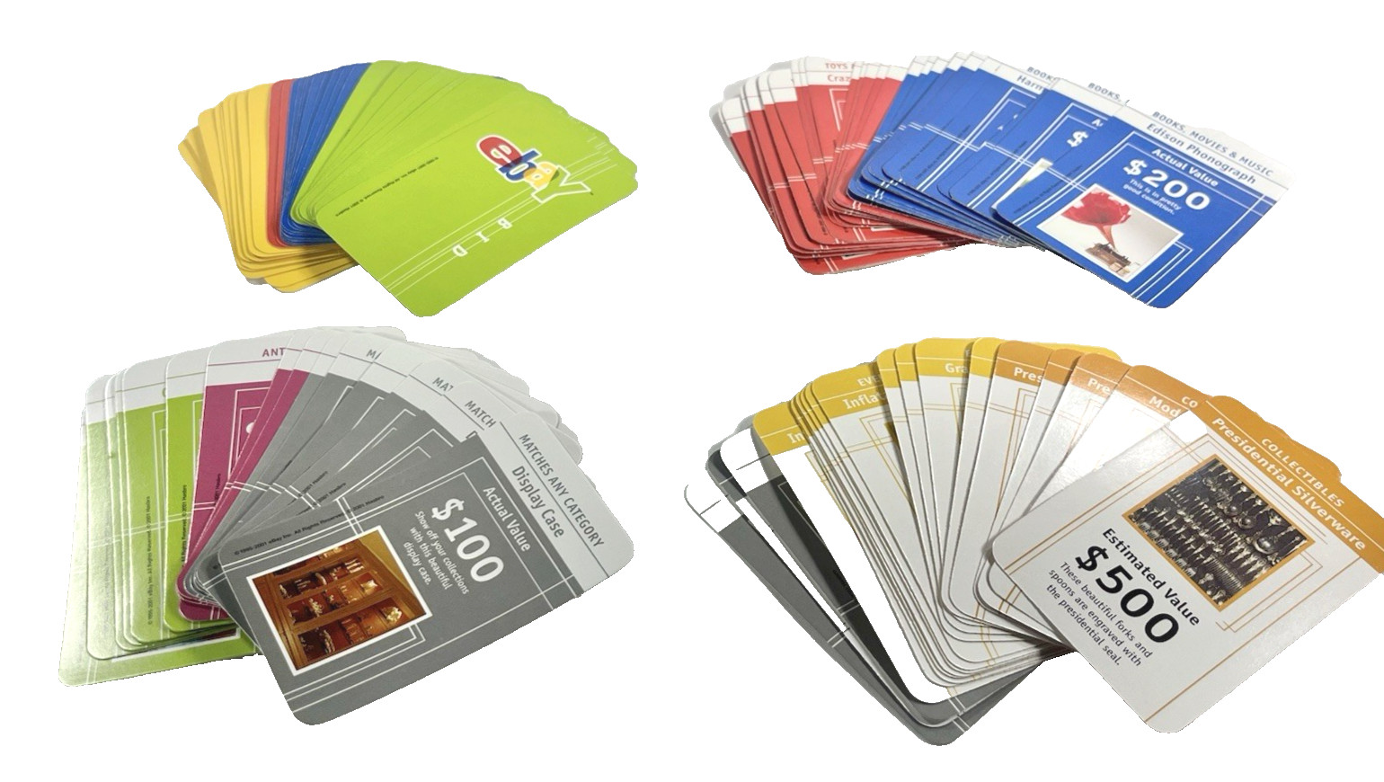 eBAY Auction Board Game Vintage 2001 Hasbro Replacement Auction and Bid Cards