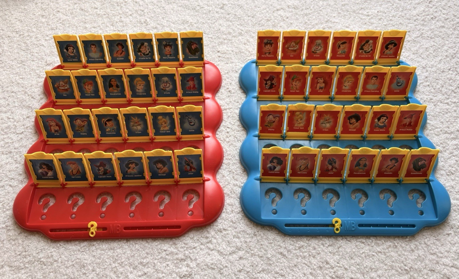 Disney Edition Guess Who? Board Guessing Game Disney Characters 100% Complete