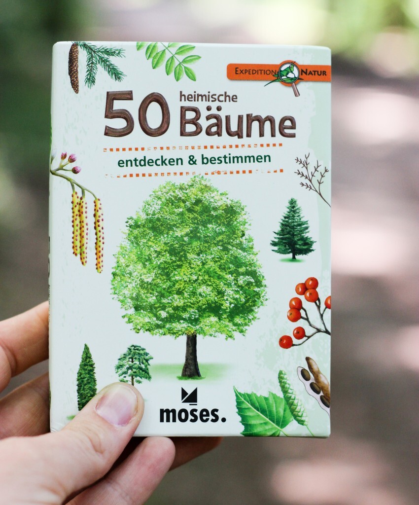 50 Native Trees Expedition Nature Moses Kids Educational Card Game Quiz Game