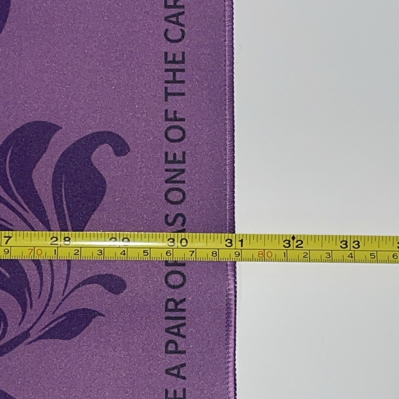 Mahjong Gaming Mat 31x31in Natural Rubber 3mm Thickened Non-Slip Purple New