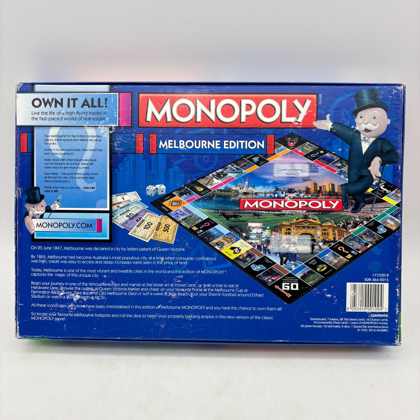 Monopoly Melbourne Edition Exclusive Tokens COMPLETE Hasbro 2016 Australia