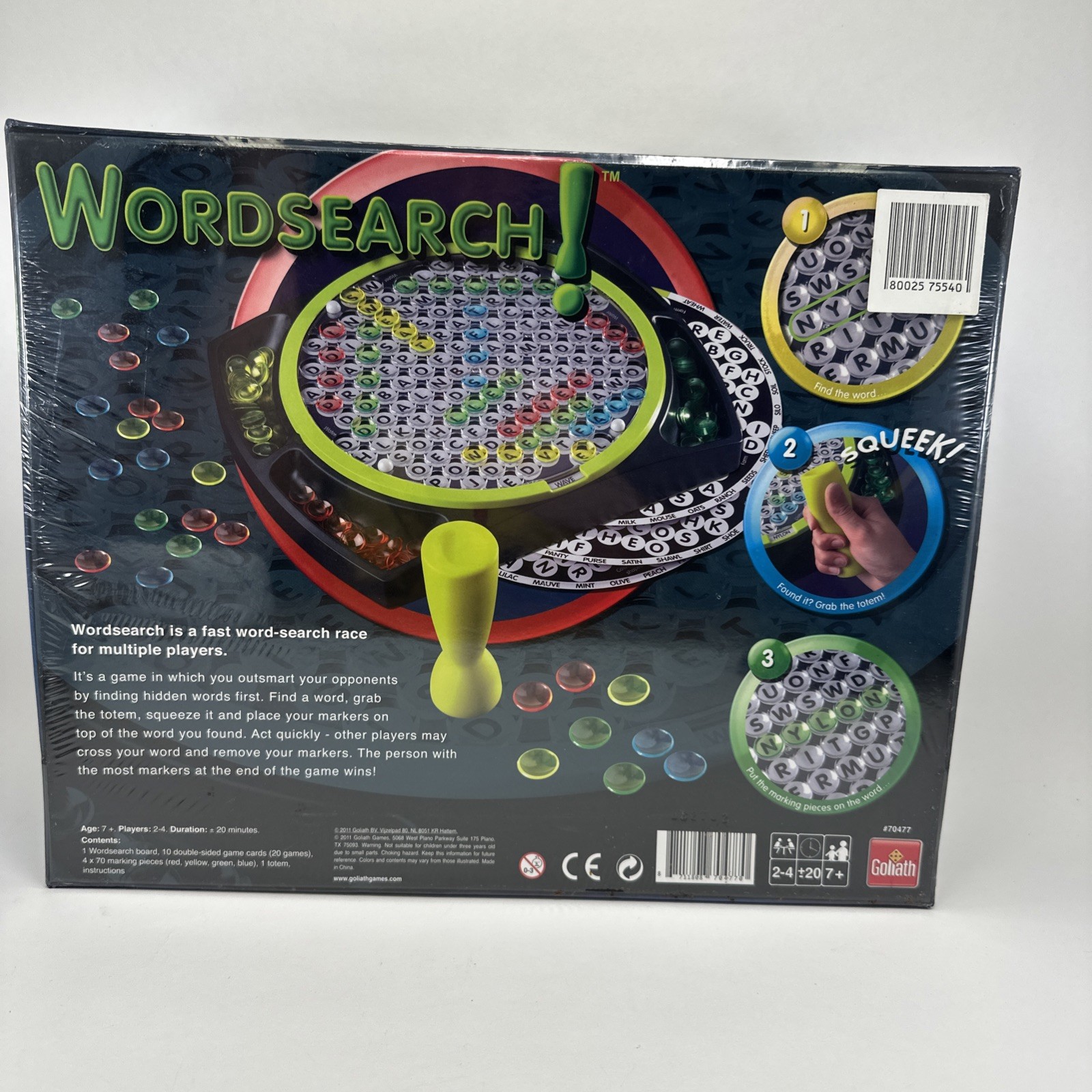 Goliath Wordsearch! Multi-Player Word Search Board Game Age 7+ New Sealed