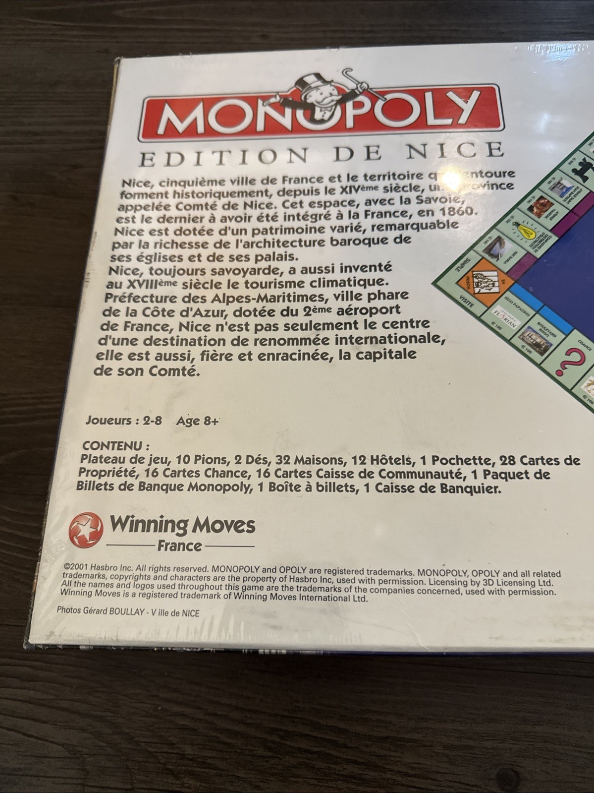 Monopoly “NICE” FRENCH Edition De Nice 2001 Game France NEW FACTORY SEALED!